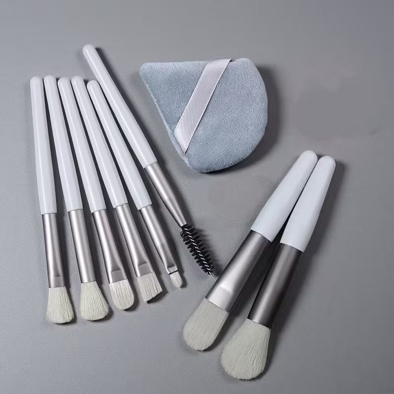 Luxury Travel Makeup Brush Sets, Including Beauty Sponge