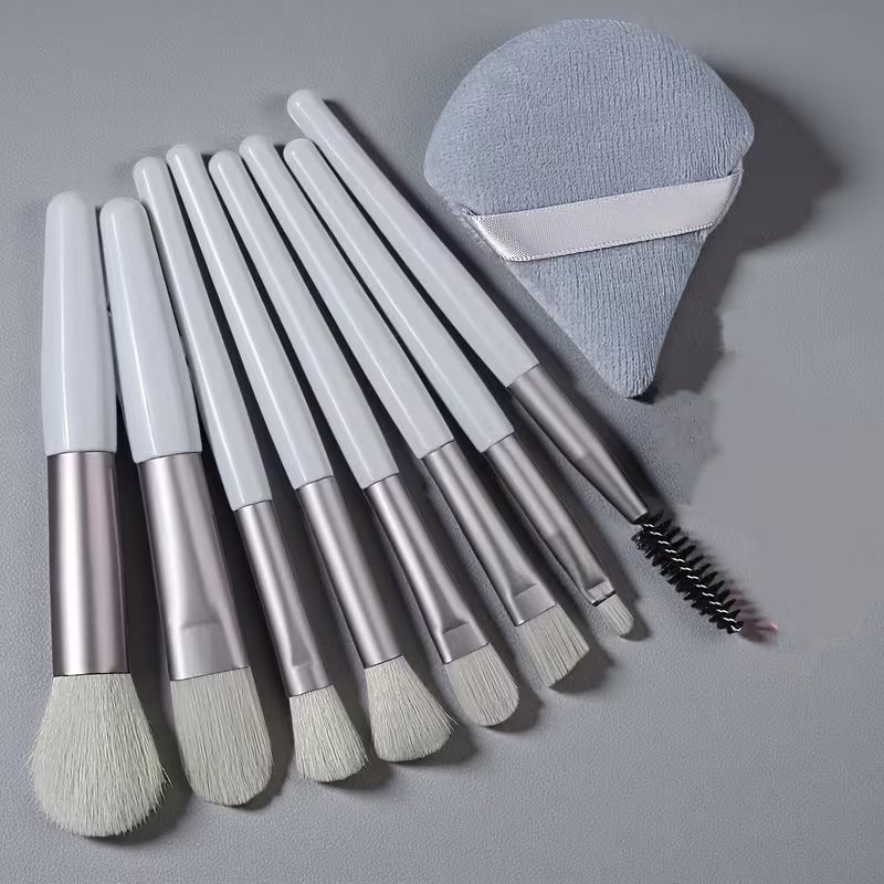 Luxury Travel Makeup Brush Sets, Including Beauty Sponge