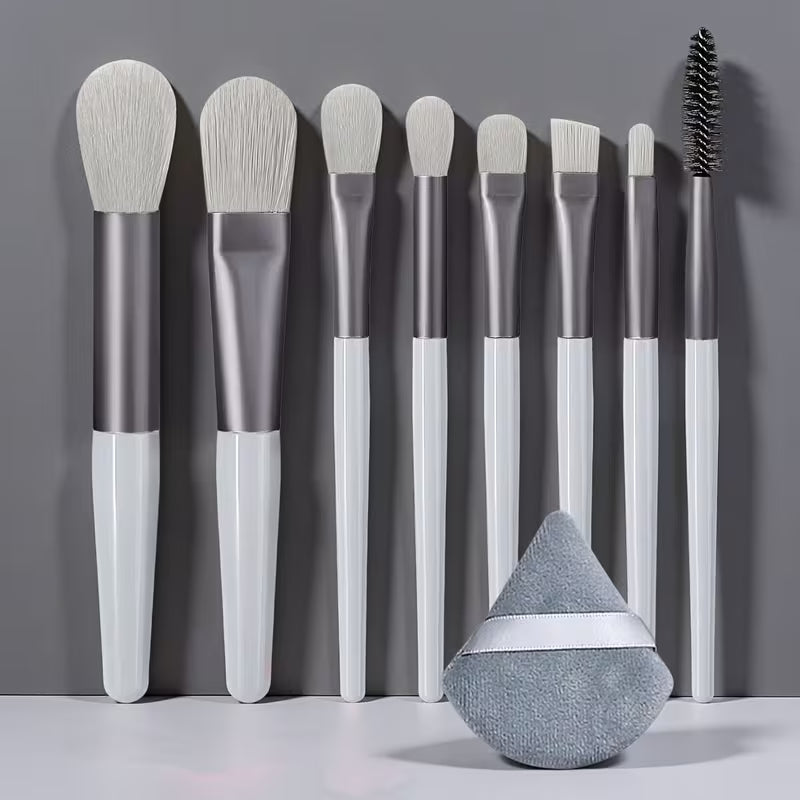 Luxury Travel Makeup Brush Sets, Including Beauty Sponge
