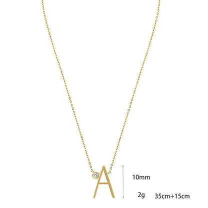 Letter Charm Necklace