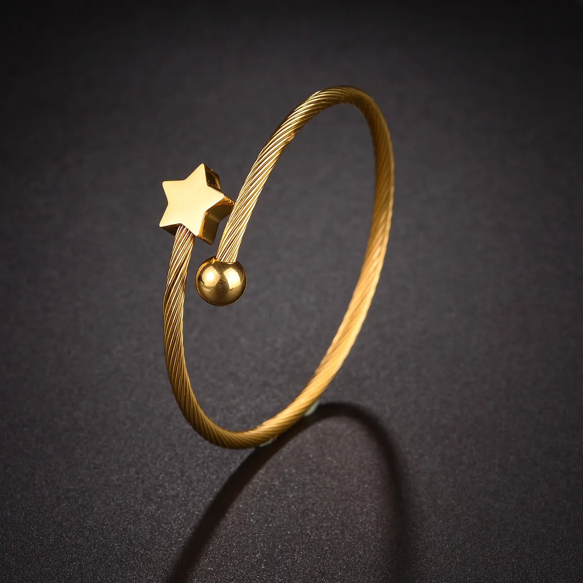 Gold Blossom Cuff Bracelet