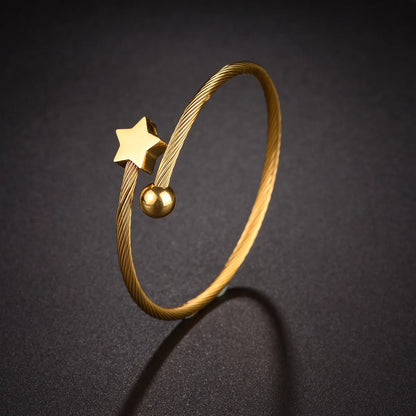 Gold Blossom Cuff Bracelet