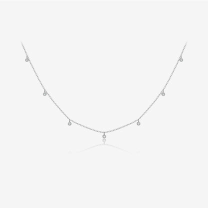 Elegant Silver Bead Necklace