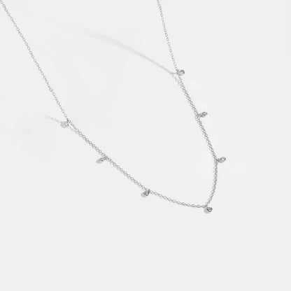 Elegant Silver Bead Necklace