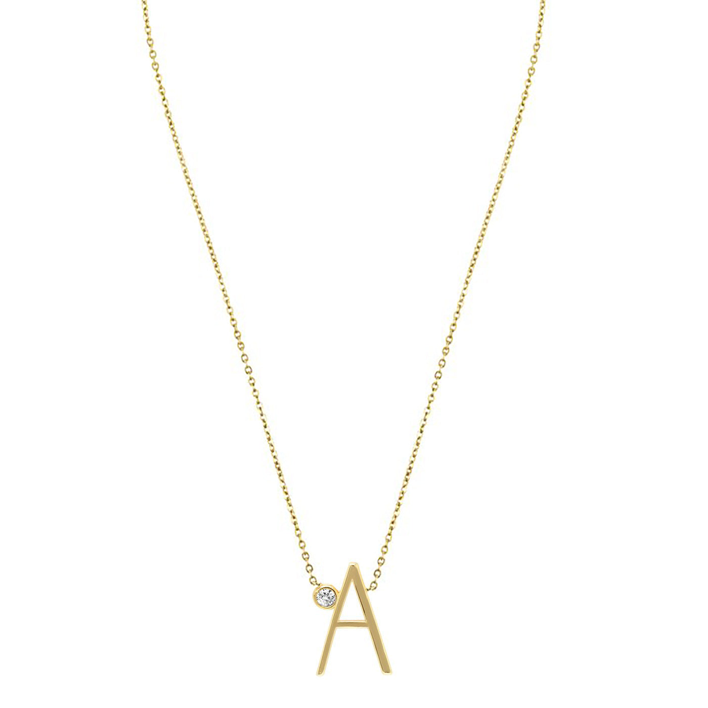 Letter Charm Necklace