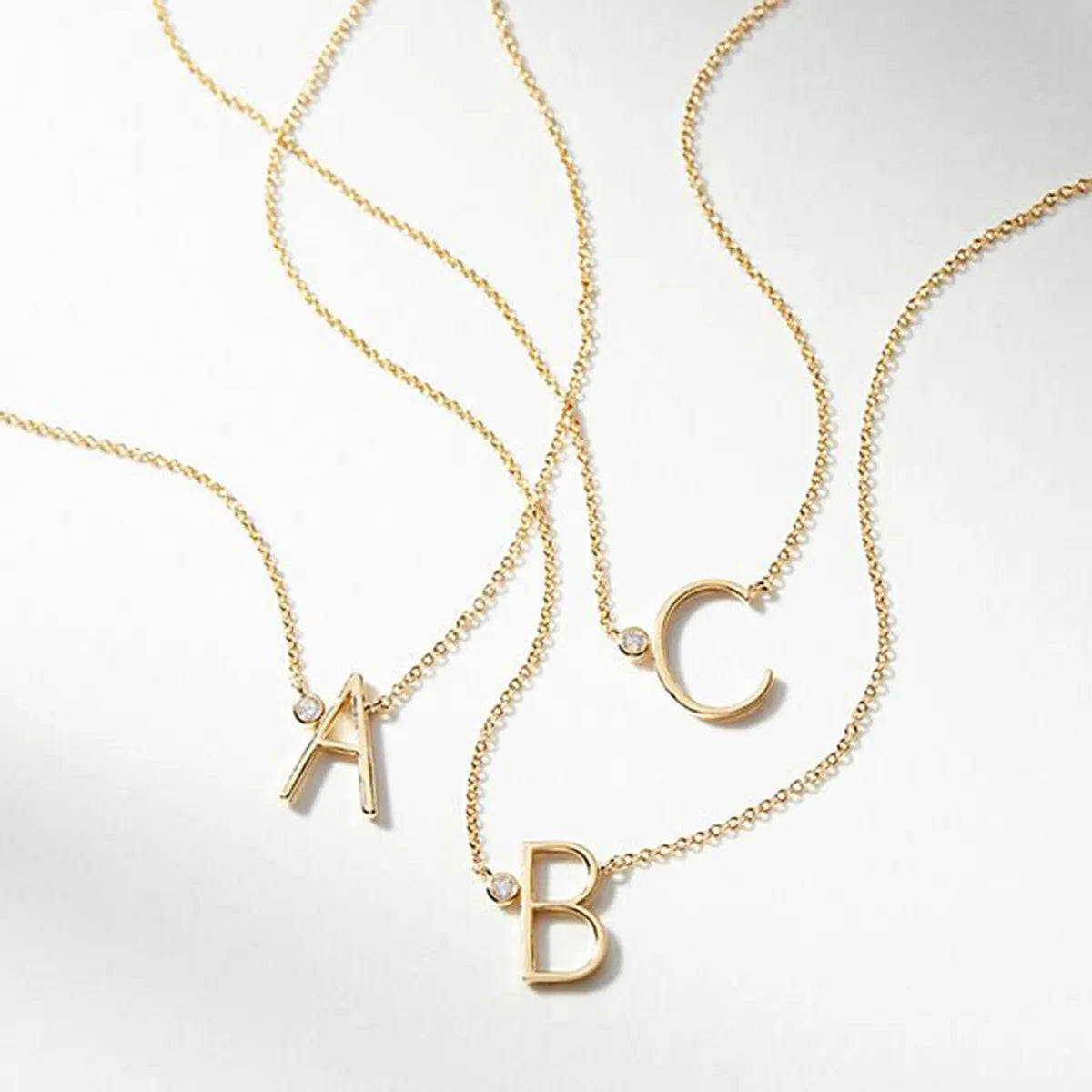 Letter Charm Necklace