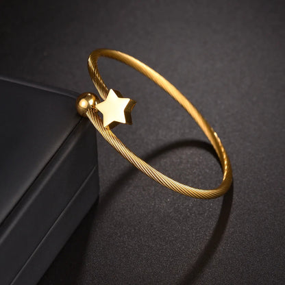 Gold Blossom Cuff Bracelet