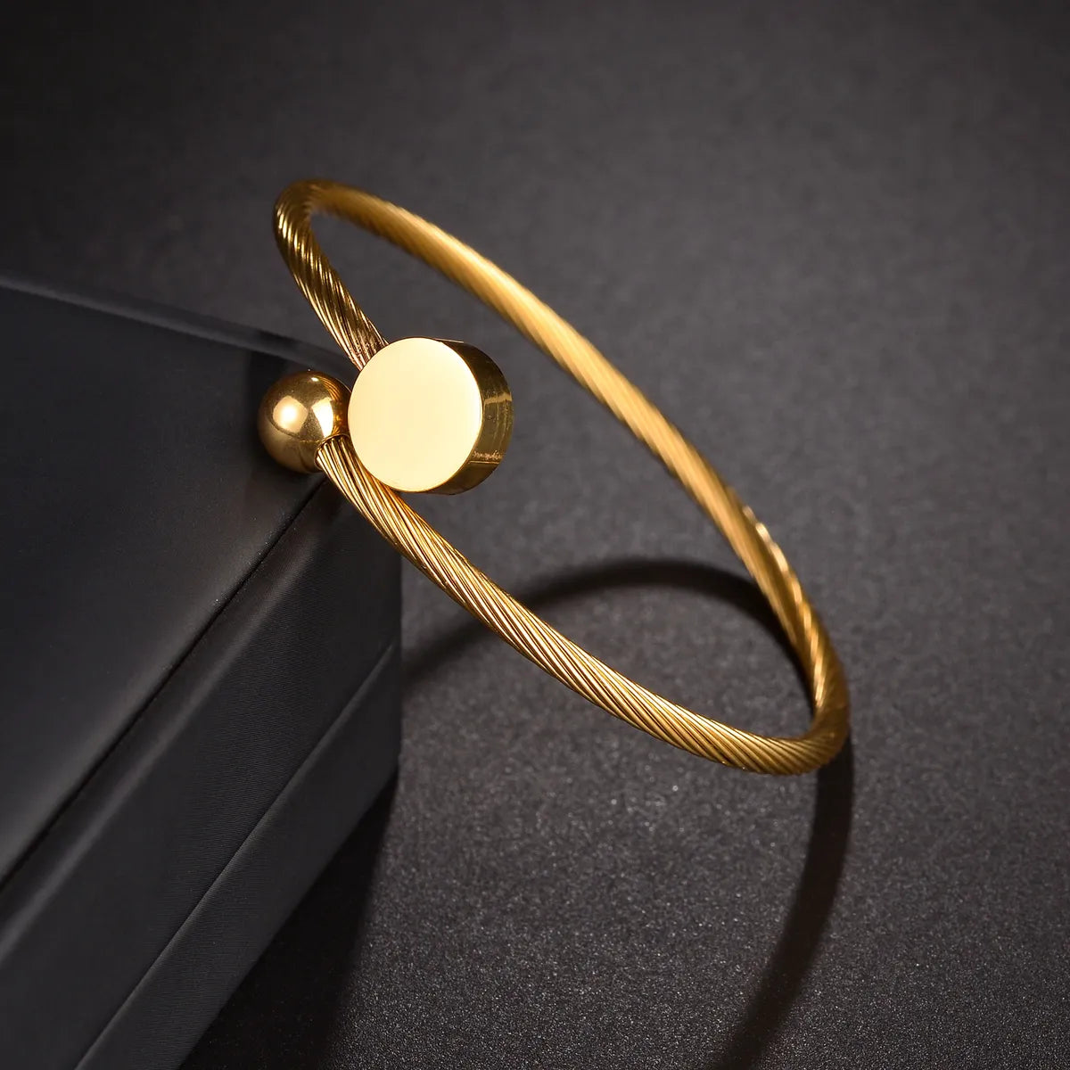 Gold Blossom Cuff Bracelet