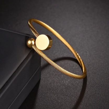 Gold Blossom Cuff Bracelet