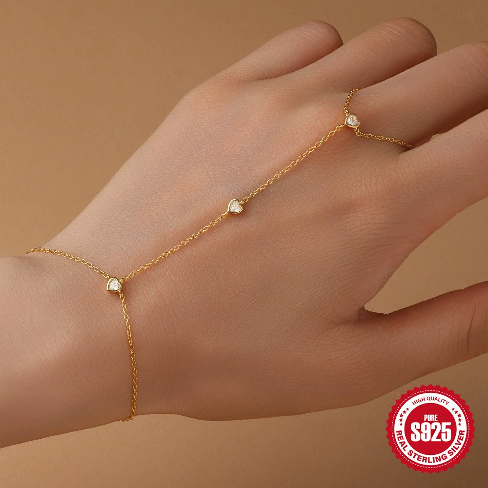 Elegant Gold-Plated Heart Pendant