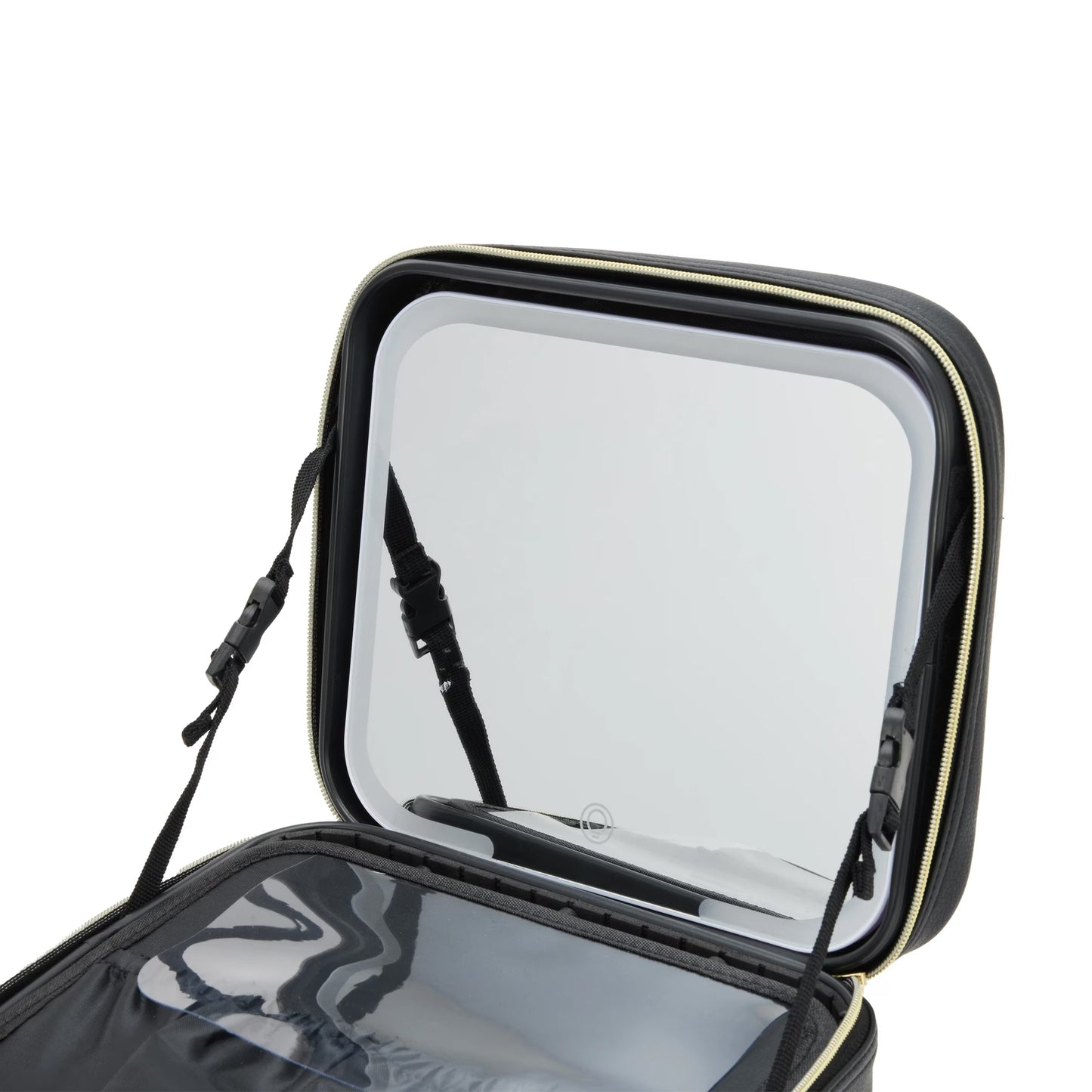 Travel Makeup Bag with LED mirror